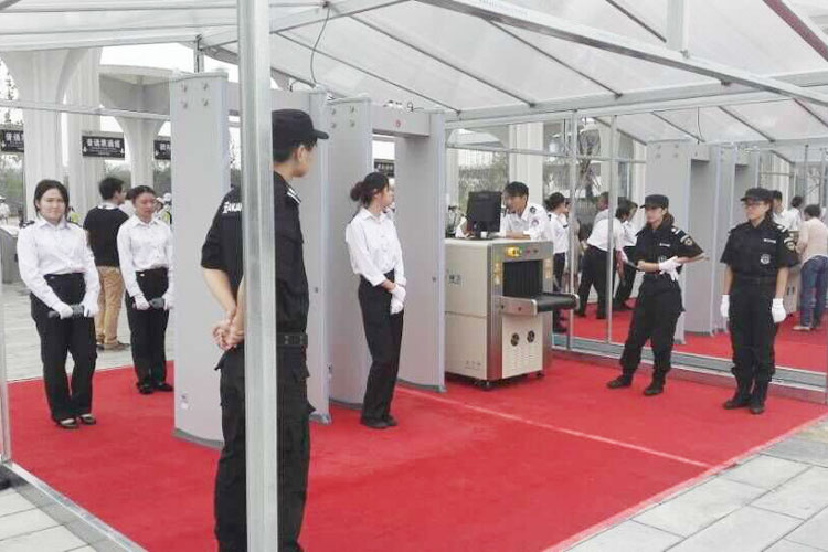 武汉园林博览会-X光安检机应用